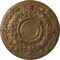 Ekena Millwork Oslo Ceiling Medallion (Fits Canopies up to 10 1/2"), Hnd-Painted Rubbed Bronze, 28 1/8"OD x 1 3/4"P CM28OSRZS - alternate 1